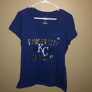 KC Royals V Neck Shirt